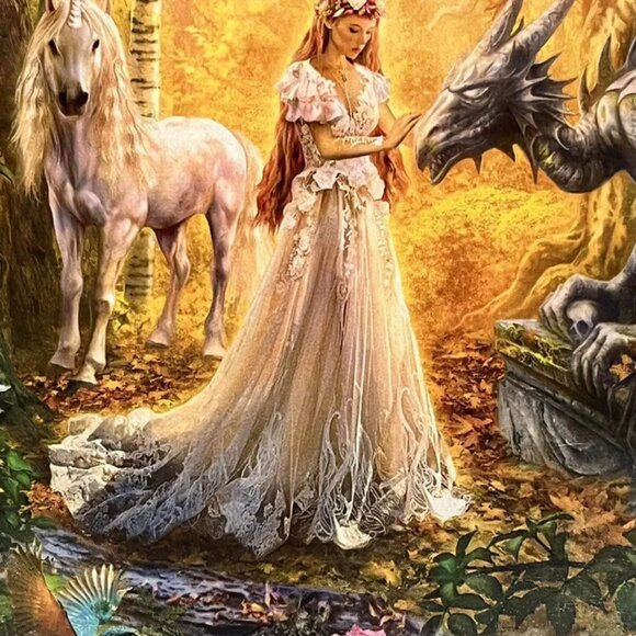 Eurographics Jigsaw Puzzle Jan Patrik Princess Garden 500 Piece Large Pieces NEW - Picture 5 of 5